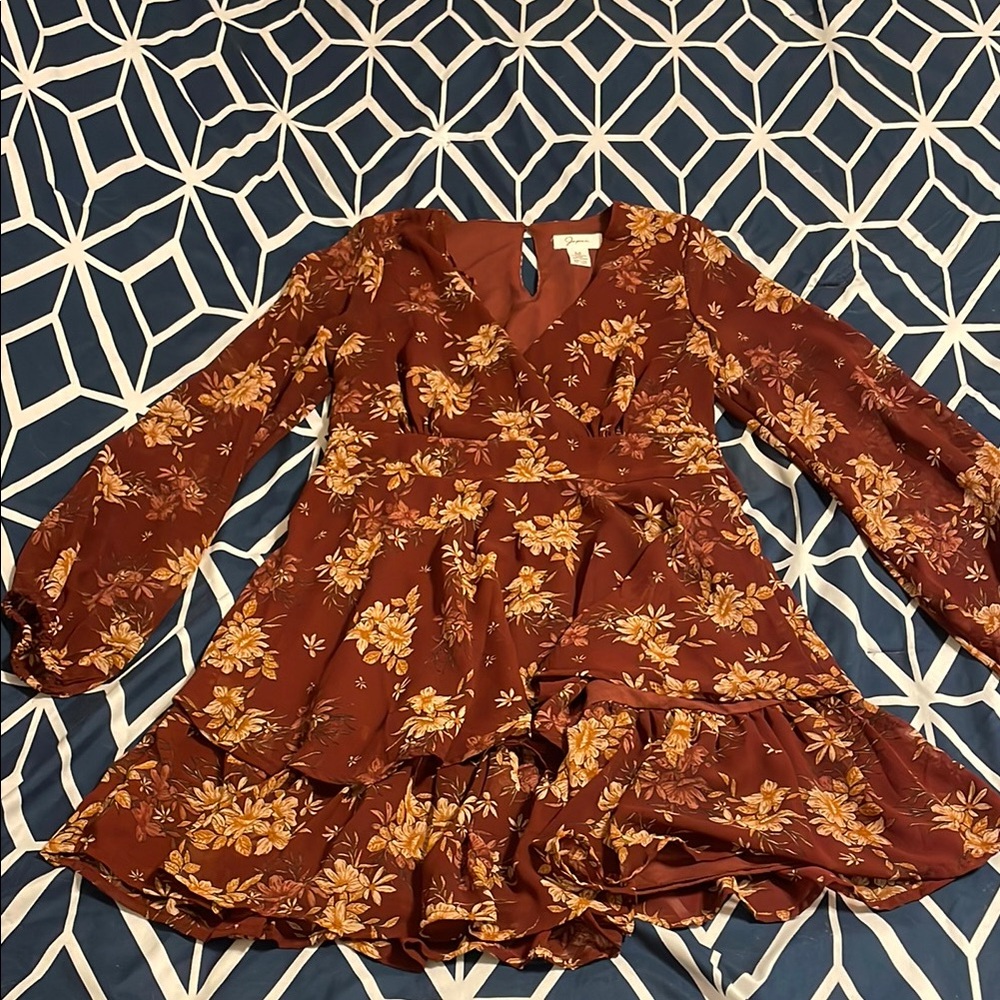 Floral Long Sleeve Dress